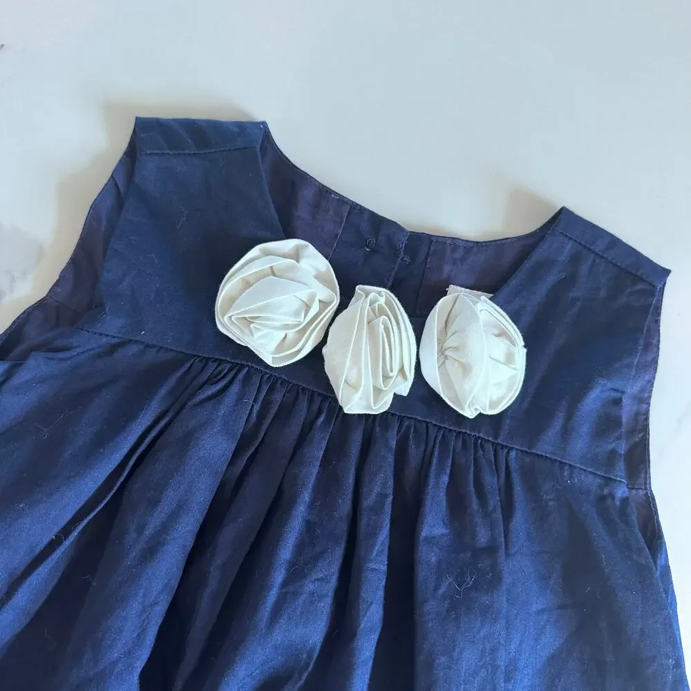 Gymboree Marina Party Colorblock Rosette Dress - 3T